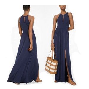 MICHAEL KORS HALTER SLIT MAXI DRESS XL